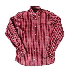 Free Perry 100% Cotton Classic Red Plaid Button Down - Size XS